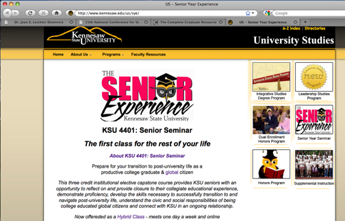 Kennesaw State U Web Ct Vista